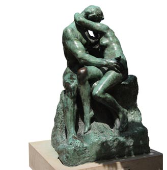 ロダンの彫刻「接吻」
