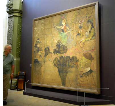 オルセー美術館のロートレックの絵